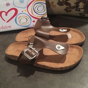 Brown Sandals New In Box